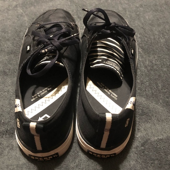 Sperry | Casual Navy Blue & White Boat Shoes - Picture 6 of 13